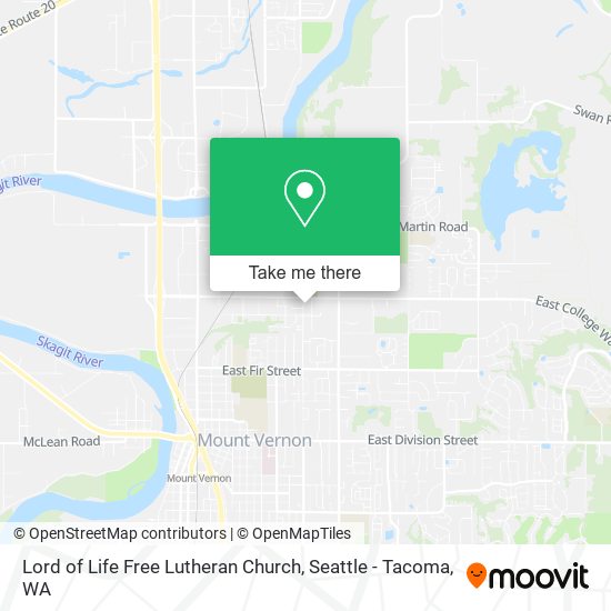 Lord of Life Free Lutheran Church map