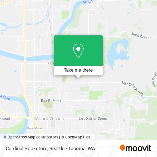Mapa de Cardinal Bookstore