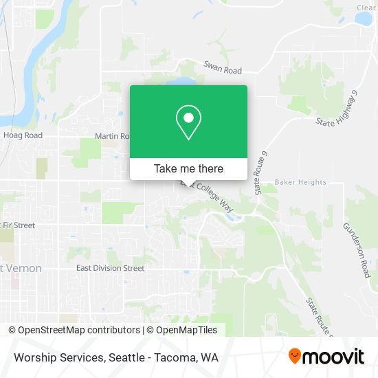 Worship Services map