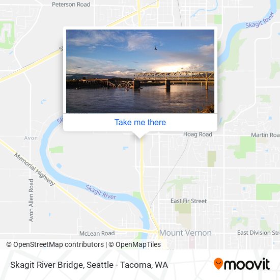 Mapa de Skagit River Bridge