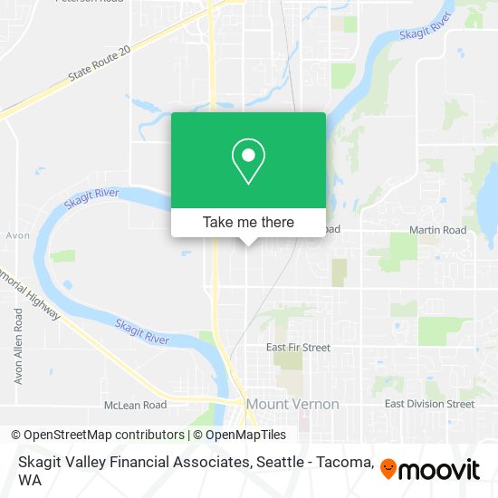 Skagit Valley Financial Associates map