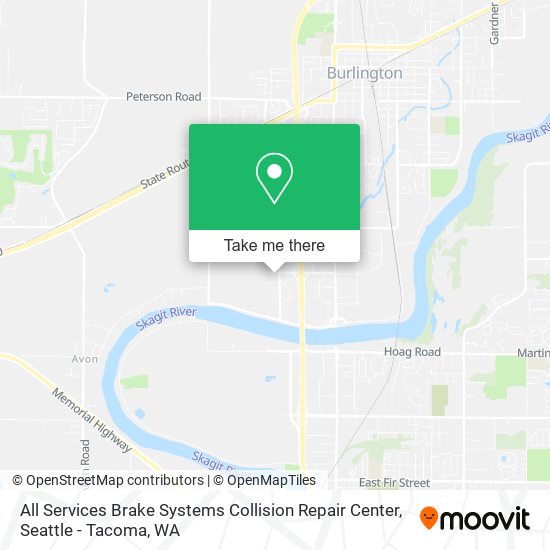 Mapa de All Services Brake Systems Collision Repair Center