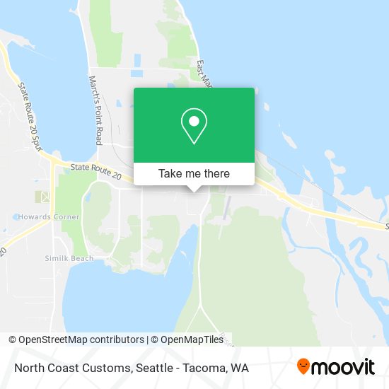 North Coast Customs map
