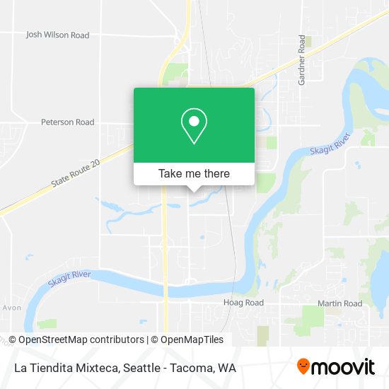 La Tiendita Mixteca map
