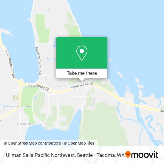 Ullman Sails Pacific Northwest map