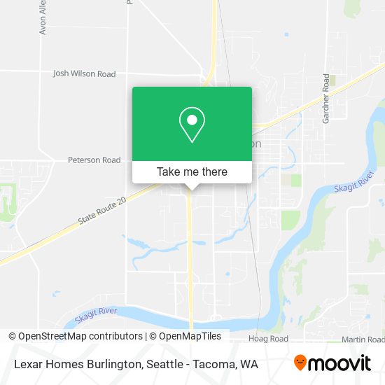 Mapa de Lexar Homes Burlington