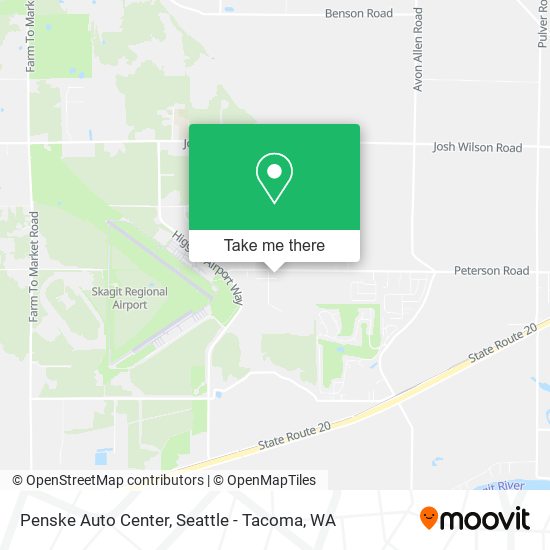 Penske Auto Center map