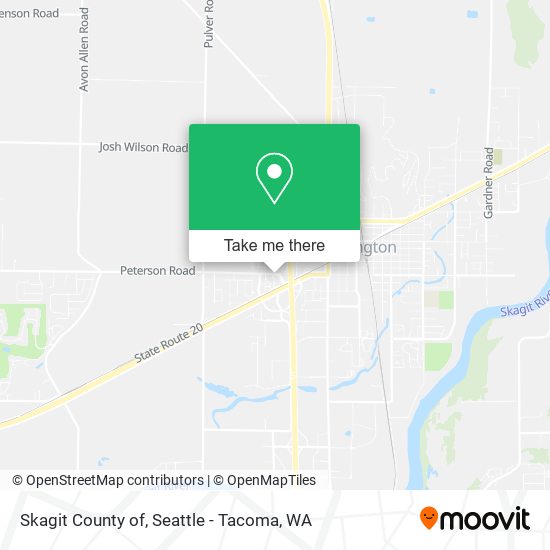 Skagit County of map