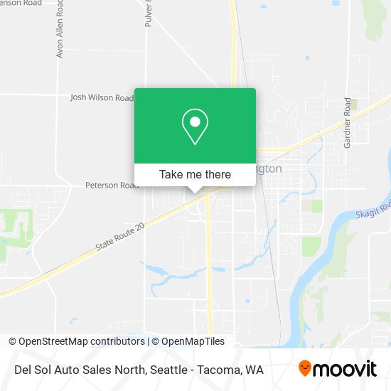 Del Sol Auto Sales North map