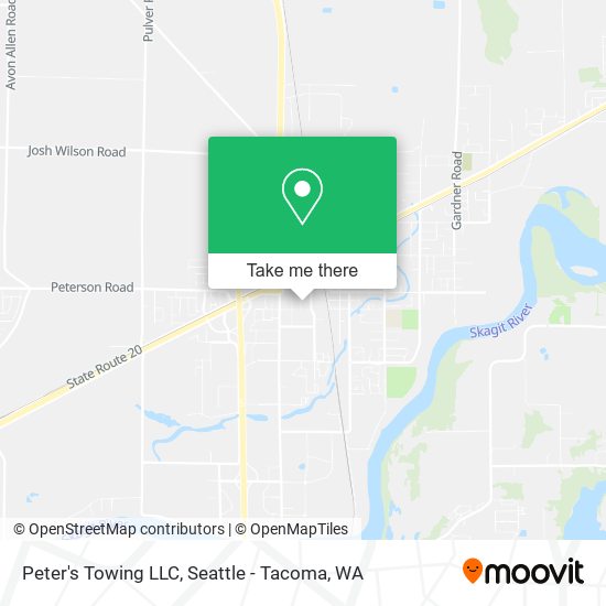 Mapa de Peter's Towing LLC