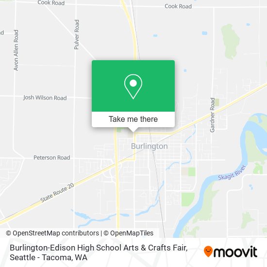 Mapa de Burlington-Edison High School Arts & Crafts Fair