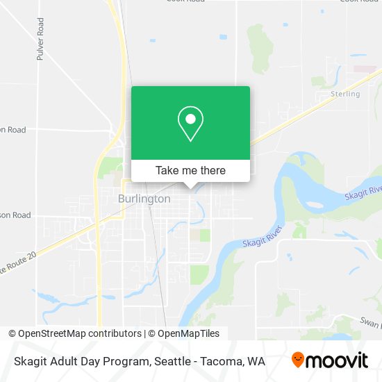 Mapa de Skagit Adult Day Program