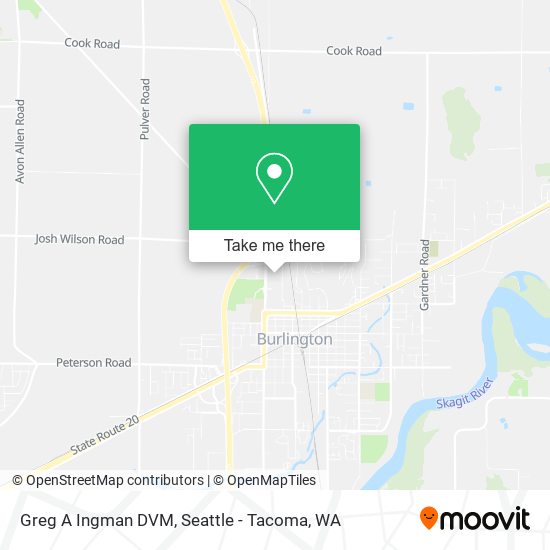 Mapa de Greg A Ingman DVM