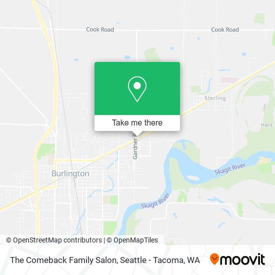 Mapa de The Comeback Family Salon