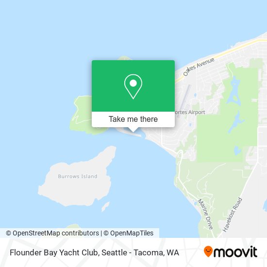 Flounder Bay Yacht Club map