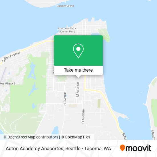 Acton Academy Anacortes map