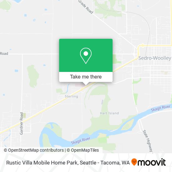 Rustic Villa Mobile Home Park map