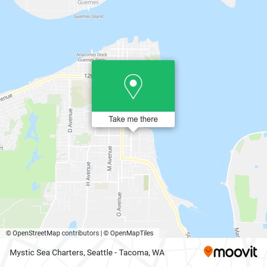 Mystic Sea Charters map