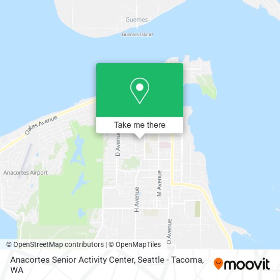 Anacortes Senior Activity Center map