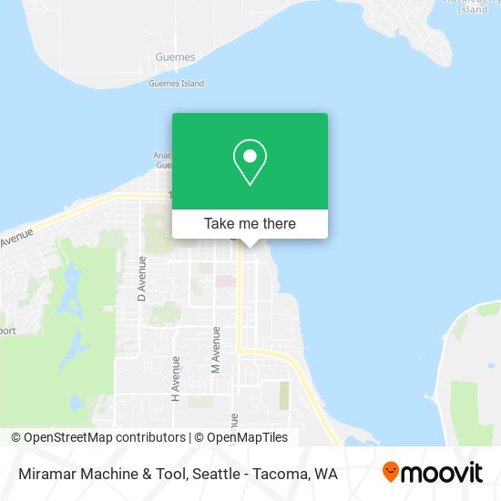 Mapa de Miramar Machine & Tool
