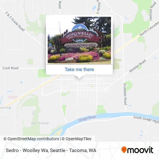 Mapa de Sedro - Woolley Wa