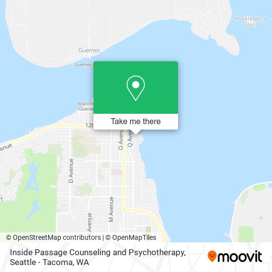 Mapa de Inside Passage Counseling and Psychotherapy