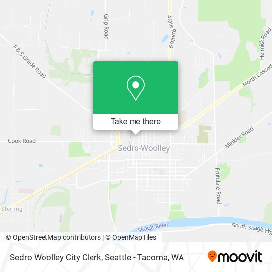 Sedro Woolley City Clerk map