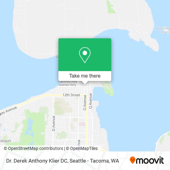 Dr. Derek Anthony Klier DC map