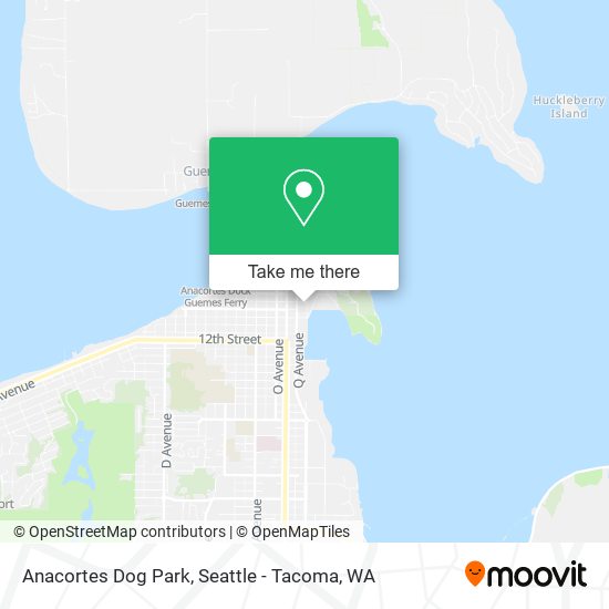 Anacortes Dog Park map