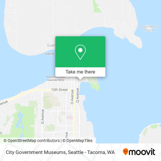 City Government Museums map