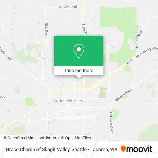Mapa de Grace Church of Skagit Valley