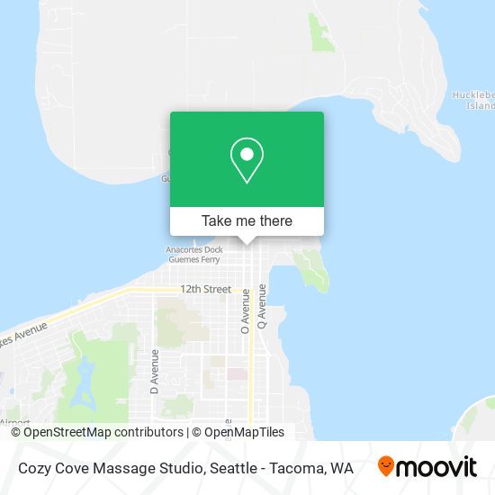 Cozy Cove Massage Studio map