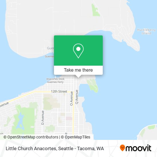 Mapa de Little Church Anacortes