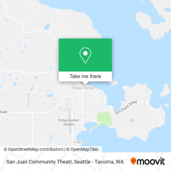 San Juan Community Theatr map