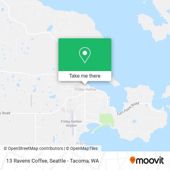 13 Ravens Coffee map