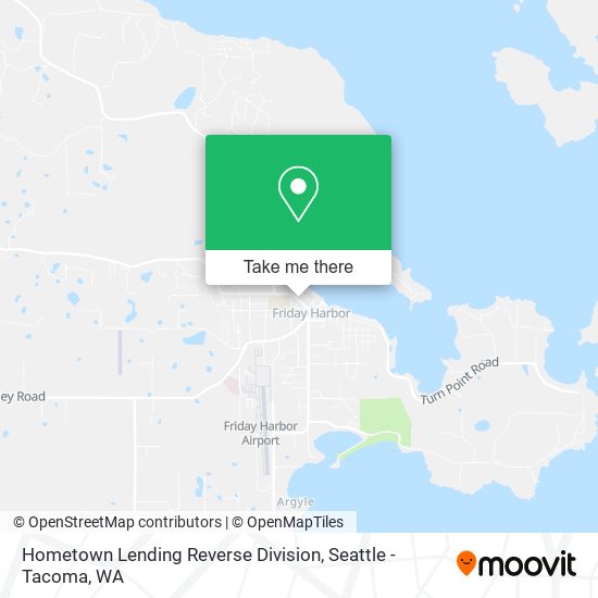 Hometown Lending Reverse Division map