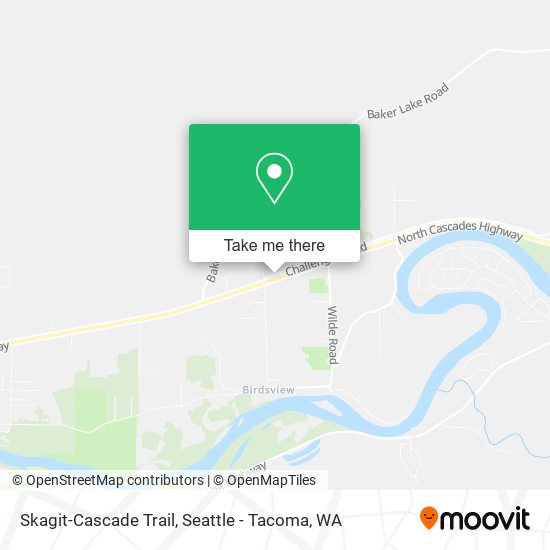 Skagit-Cascade Trail map