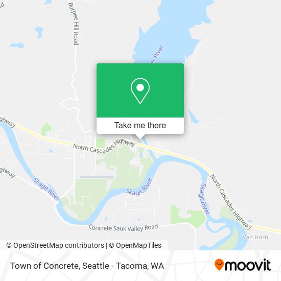Town of Concrete map