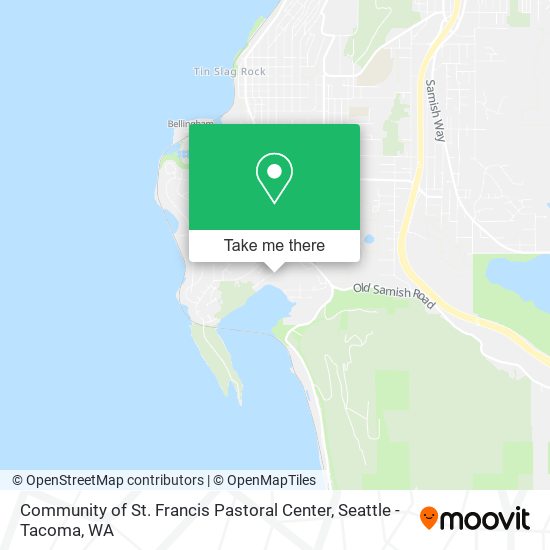 Community of St. Francis Pastoral Center map