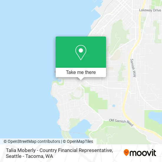 Mapa de Talia Moberly - Country Financial Representative