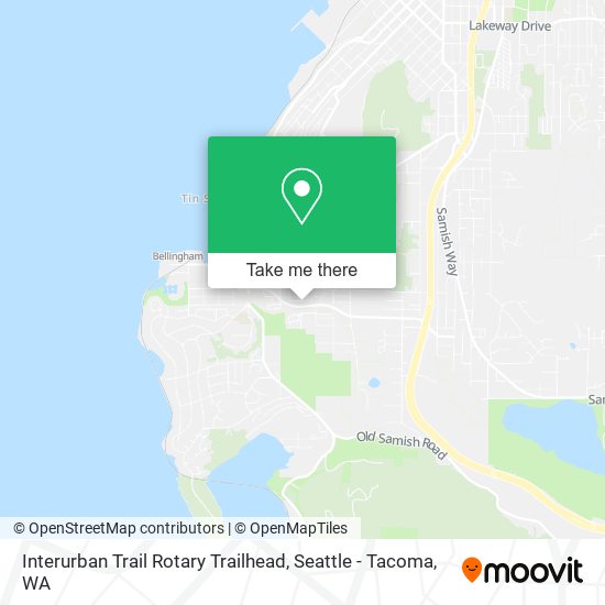 Mapa de Interurban Trail Rotary Trailhead