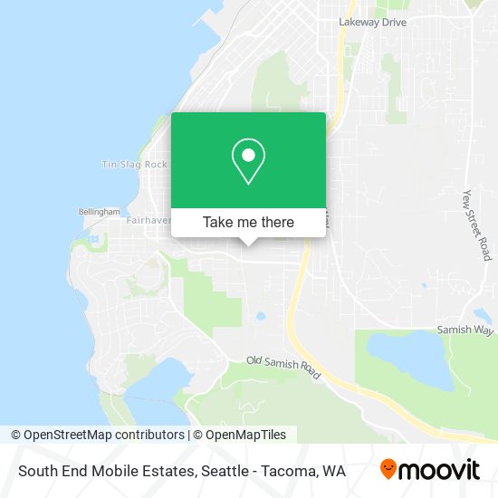 South End Mobile Estates map