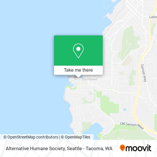 Alternative Humane Society map