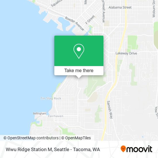 Wwu Ridge Station M map