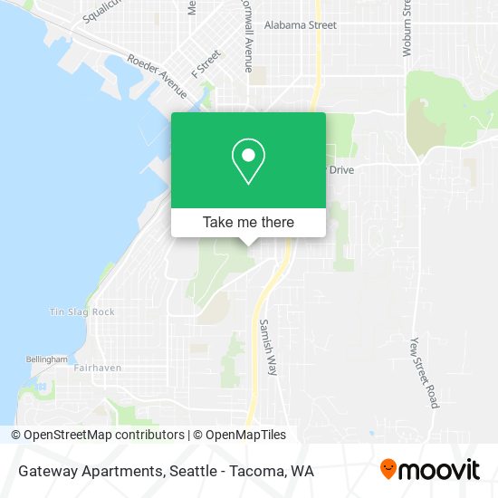 Mapa de Gateway Apartments