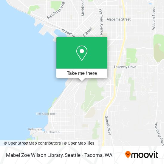 Mabel Zoe Wilson Library map