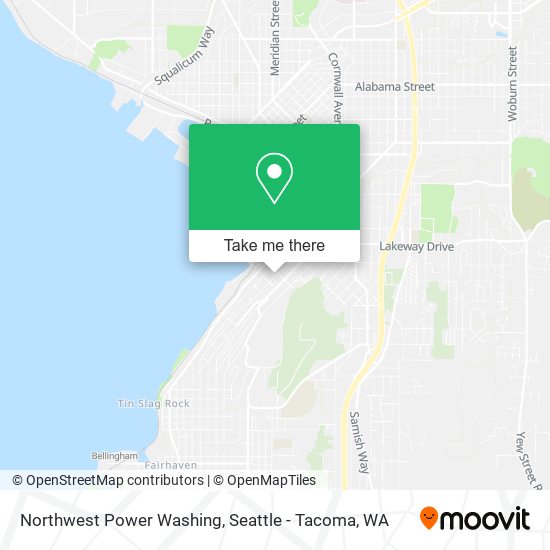 Mapa de Northwest Power Washing