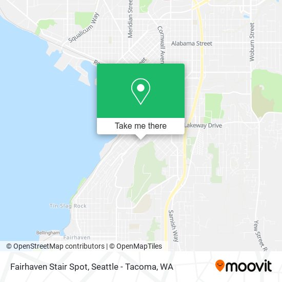 Mapa de Fairhaven Stair Spot