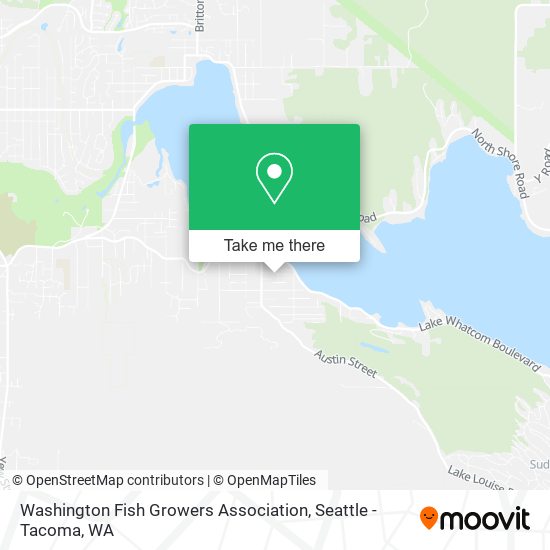 Mapa de Washington Fish Growers Association