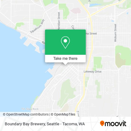 Boundary Bay Brewery map